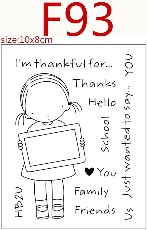 

girl Metal Cutting Dies and Transparent Clear Stamp for DIY Scrapbooking/photo album Decorative Card making