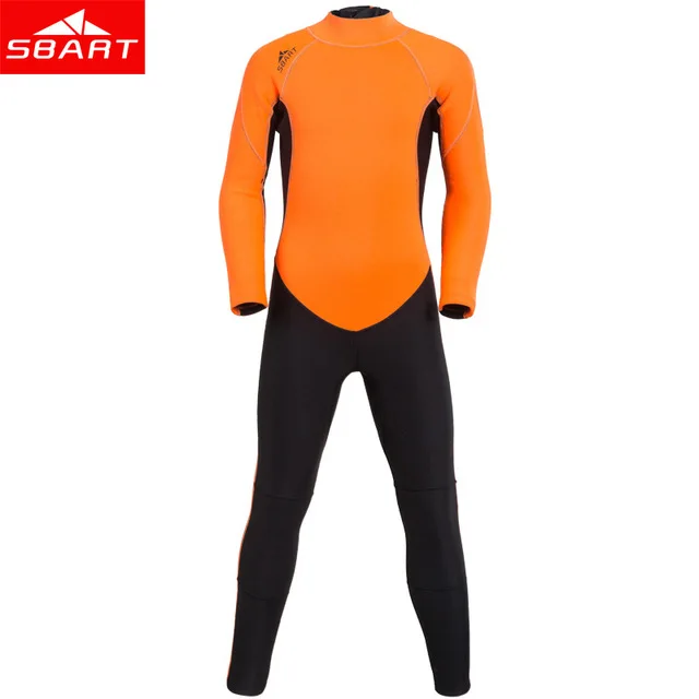 

SBART 2MM Long Neoprene Kids Surfing Wetsuit Girls Boys Anti UV Jellyfish Snorkeling Mergulho Full Wetsuits Scuba Diving Suit