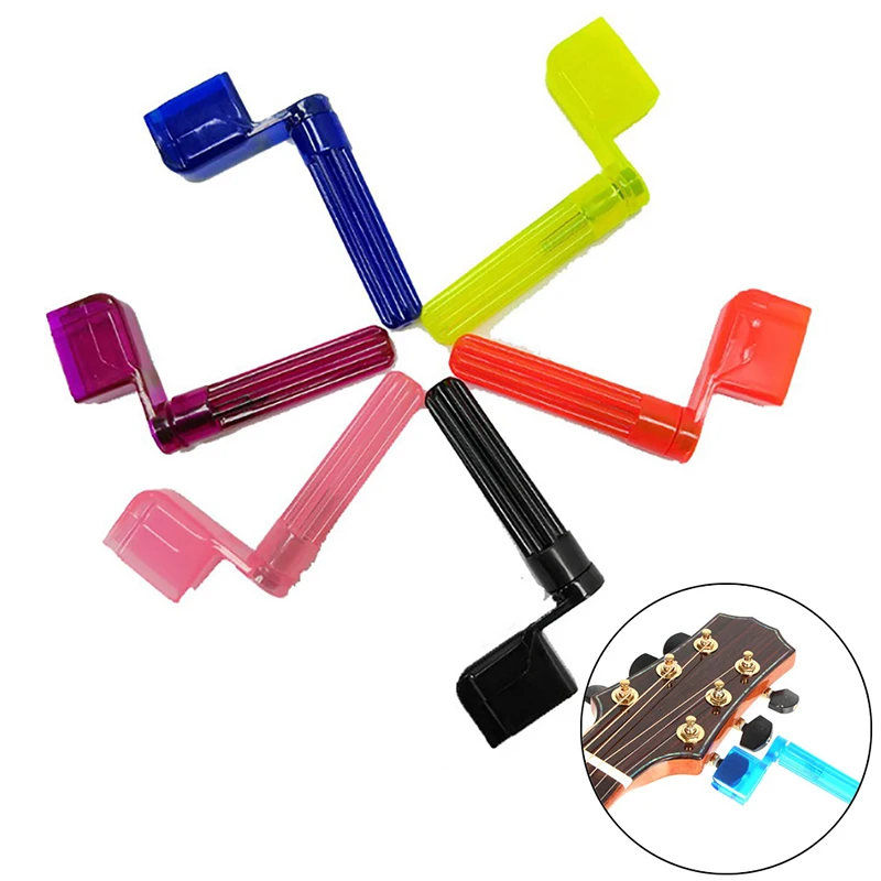 Electric Guitars Accessories Colorful Guitar String Winder Quick Speed Peg Puller Bridge Pin Remover Tool for Acoustic random | Спорт и