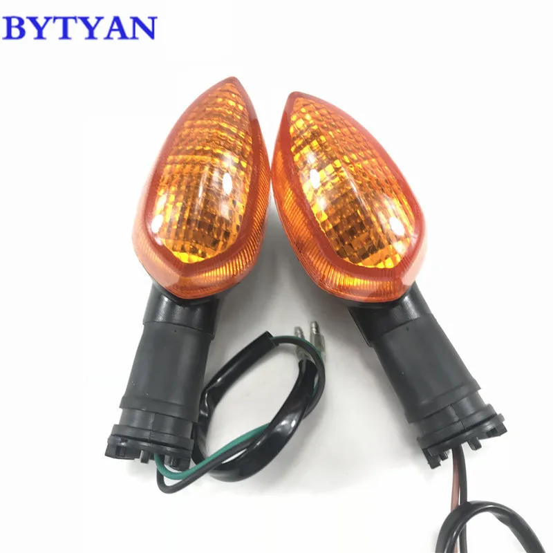 BYTYAN Amber Мотоцикл левый и правый указатель поворота свет лампы для Yamaha YZF R1 R6 FZ1 FZ6 XJ6