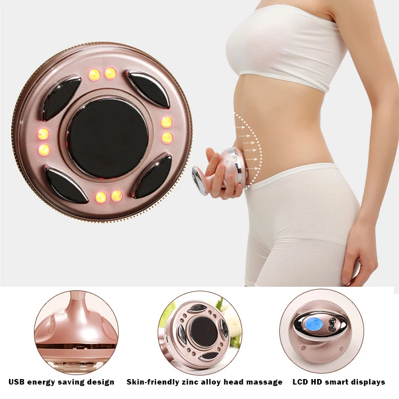 2018 Portable Ultrasonic Body Slimming Massager Cavitation Fat Removal Photon Radio Cellulite Redu