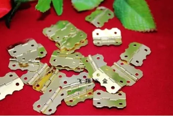 

50pcs 20*25mm Steel With Gloden Jewelry Butterfly Box Door Hinge