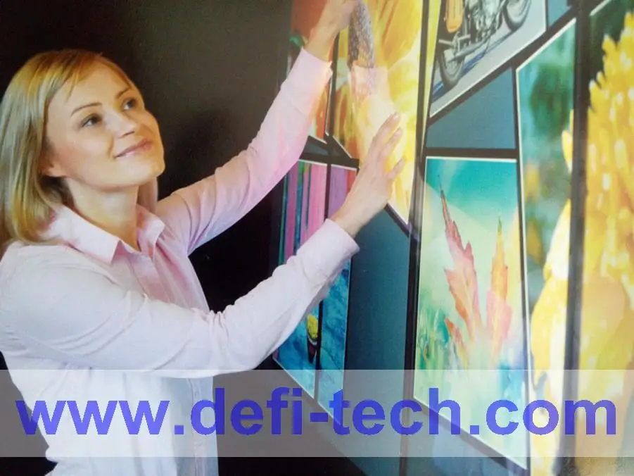 

DefiLabs 2 points 72" Infrared Touch Screen frame, 16:9 format for multi touch overlay touch frame