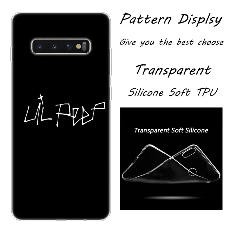 Горячая Распродажа, мягкий силиконовый чехол Lil Peep Rap Hip для samsung Galaxy S10 S9 S8 Plus S7 Edge A6 A8 Plus A7 A9 A5, Модный чехол - Цвет: 004