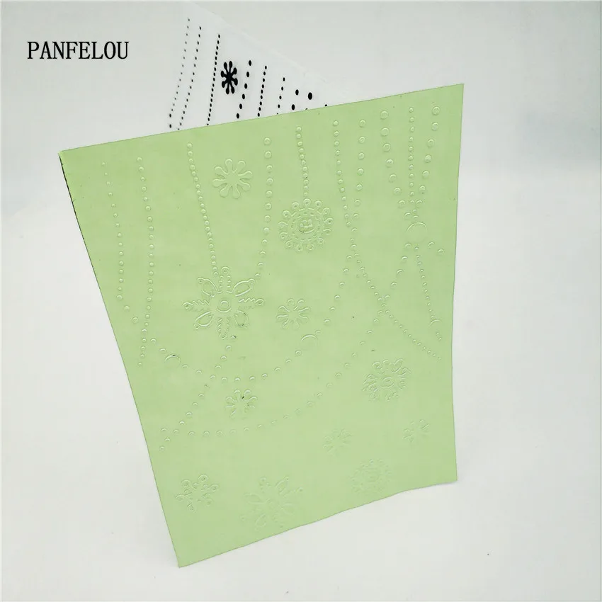 PANFELOU Пасхальный цветок кулон папки для тиснения пластик для Скрапбукинг DIY шаблон помадка торт фотоальбом карты решений