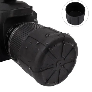 

SLR Camera Lens Cover For DSLR Fallproof Waterproof Anti-Dust Silicone Universal Lens Protector