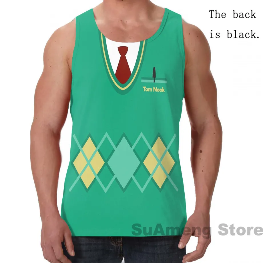 Summer funny print men Tank Tops Women 