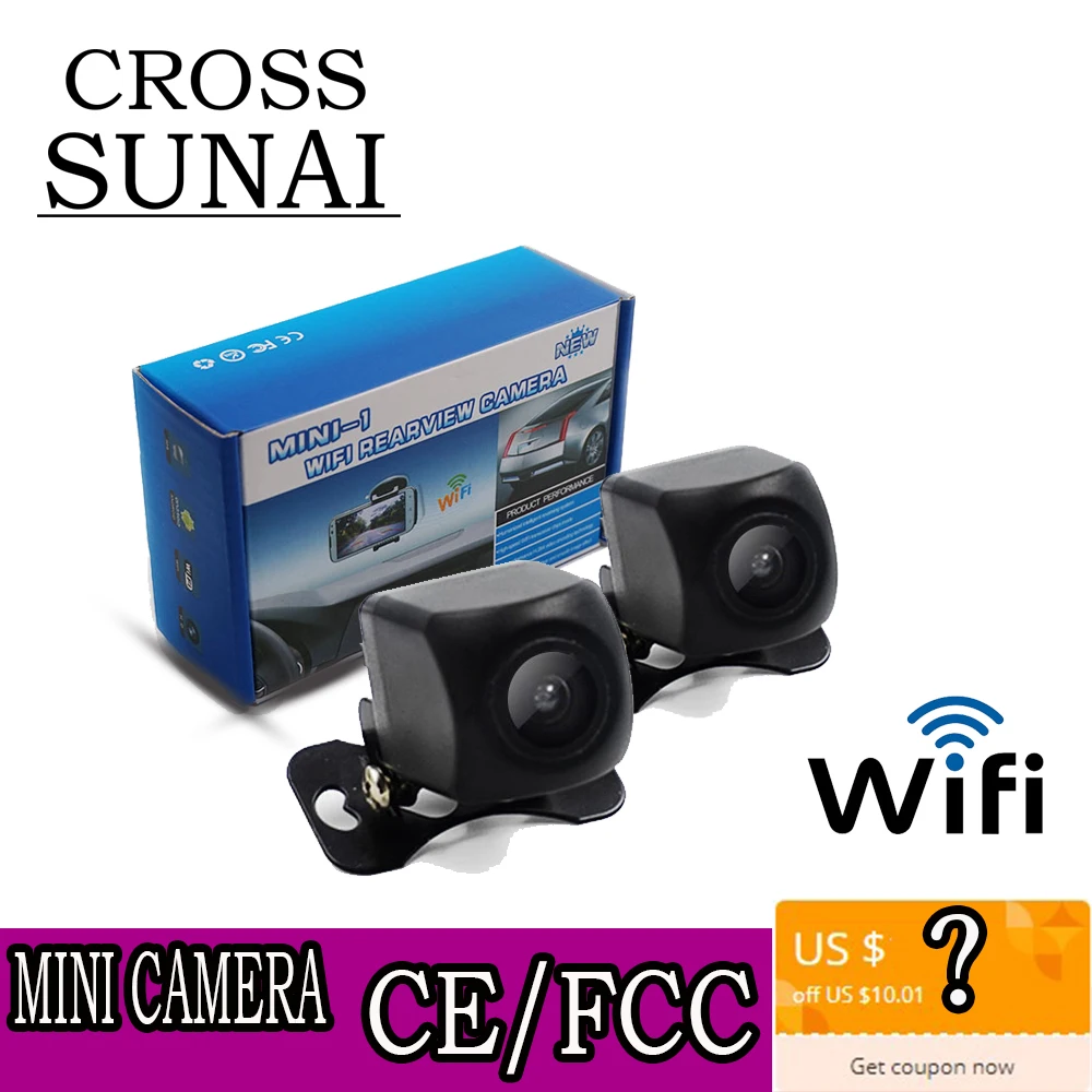 

DVR Car Wifi Rear View Camera Monitor Night Vision Reverse Parking Camera Back Up Wireless Auto Camera With LED Light DVR Auto