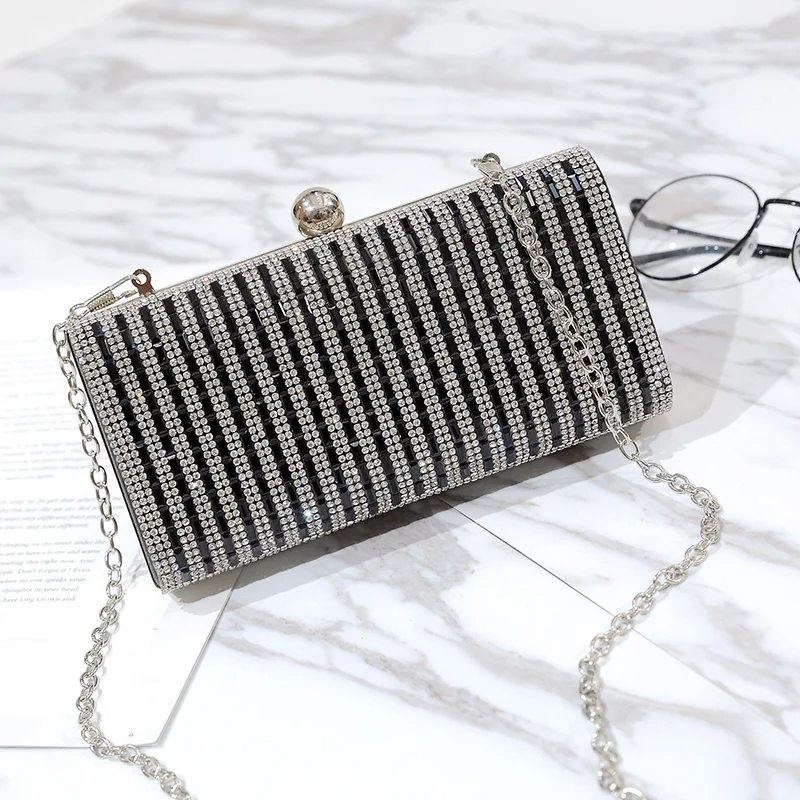 MAGICYZ Women Evening Bag Black/Silver Wedding Party Bags Diamond Rhinestone Clutches Crystal Bling Gold Clutch Bags Purses MAGICYZ Women Evening Bag Black/Silver Wedding Party Bags Diamond Rhinestone Clutches Crystal Bling Gold Clutch Bags Purses