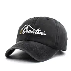 2018 хлопок письмо вышивка Casquette Бейсбол кепки Регулируемый Snapback шапки для мужчин и женщин 199