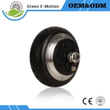 high speed small electric wheel motor dc 36v 250w 6 inch brushless hub motor for 2 wheel electric standing scooter