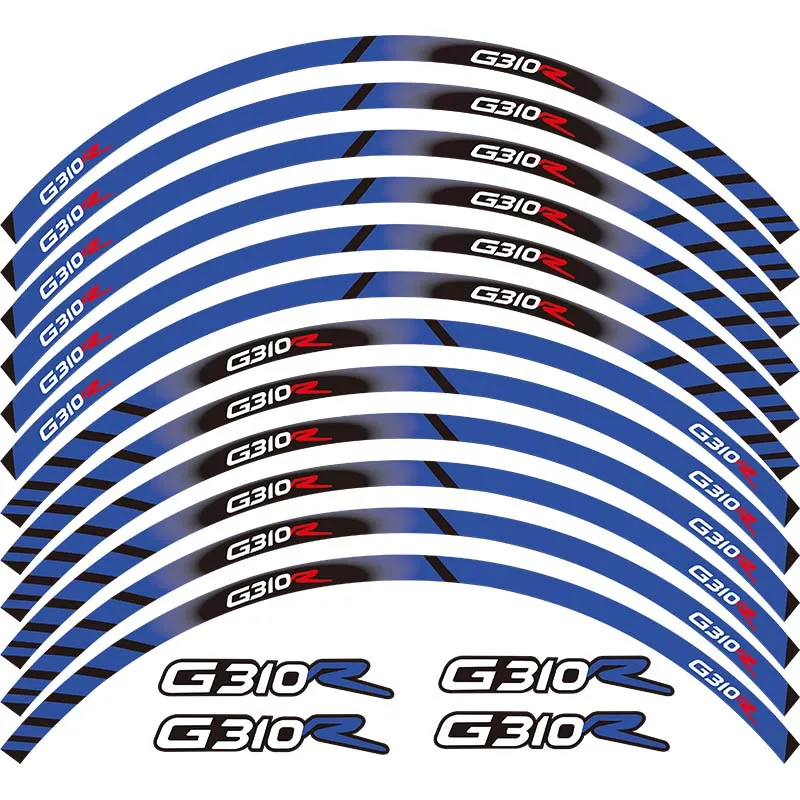Высокое качество moto rcycles Светоотражающая наклейка moto rcycles наклейки на колеса светоотражающий обод мото полоса лента для BMW G310R 17''