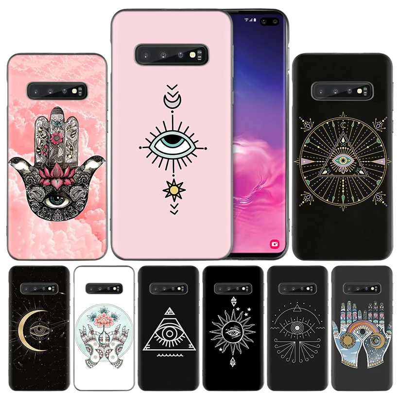 

Pyramid All Seein Silicone Case Cover for Samsung Galaxy A50 A70 A40 A30 A20 A20e A10 A9 A8 A7 A6 Plus 2018 M30 M20 M10 Note 8 9