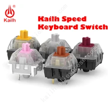 Kailh переключатель скорости Золотой Серебряный медный толстый золотой розовый Бронзовый для diy механическая клавиатура с подсветкой SMD MX 3 штифта переключатель
