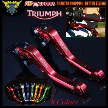 

8 Colors For Triumph DAYTONA 675 R 2011 2012 2013 2014 2015 2016 Red CNC 2 finger Short Motorcycle Brake Clutch Levers