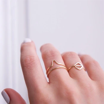 

925 Silver Handmade Knuckle Ring Gold Filled Jewelry Minimalism Aneis Adjustable Bague Femme Anillos Mujer Boho Rings For Women