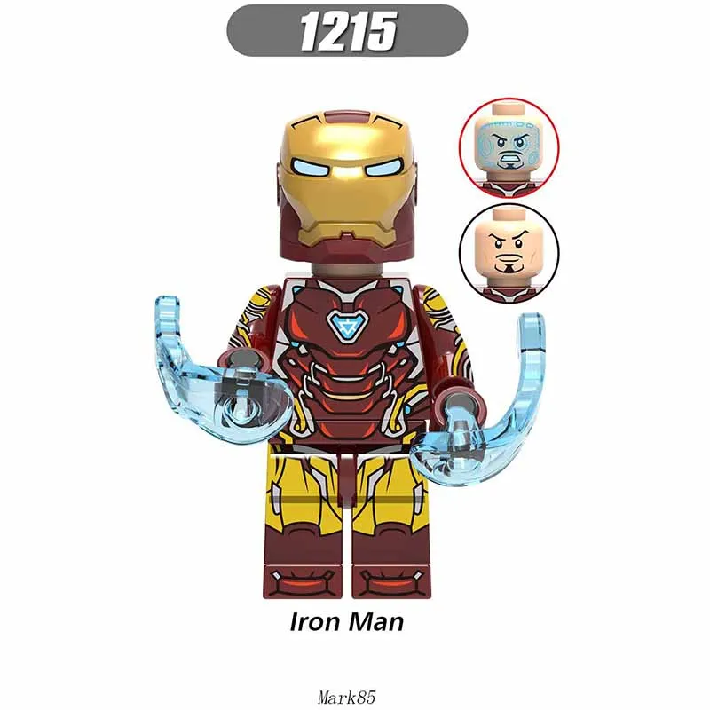 

Single Sale Legoinglys Avenger 4 Endgame Iron Man Mark 46 Mark 85 War Machine Assembling Building Blocks Kit Toys Children Gifts