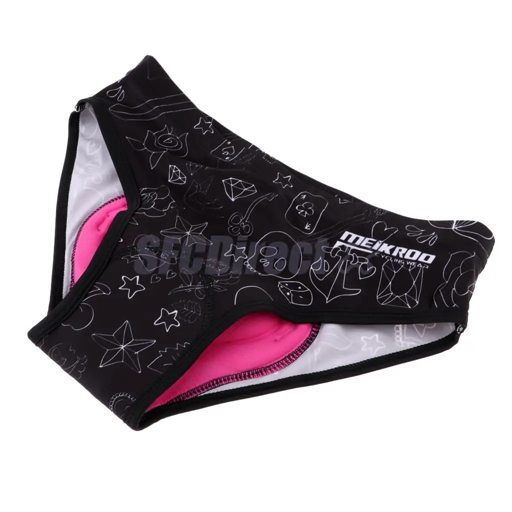 Women's 3D Padded Short Pants Anti-Slip Quick Dry Shockproof Briefs For Cycling Mountain Bike Riding Underwear Riding Sport Gear