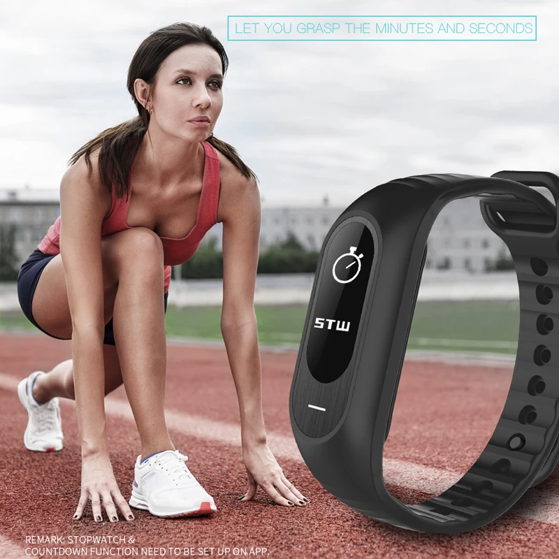 

Bozlun B15P Men Wristwatches Women Touch Smart Watch Screen Stopwatch Alarm Heart Rate Monitor Fitness Running Fashion