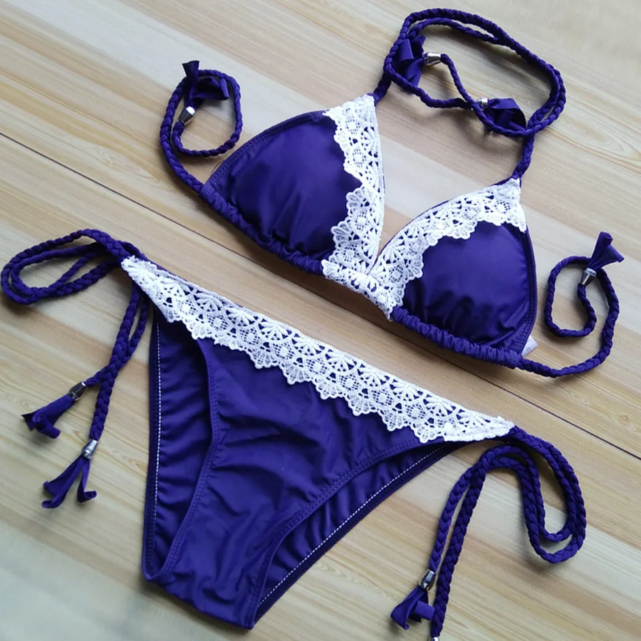 Women Bikini Swimwear Swimsuit Lace Bikinis Beachwear Swimsuits Sexy