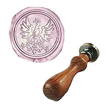 Mdlg Винтаж Феникс индивидуальный логотип свадебные приглашения Воск уплотнительное штамп палисандр ручки комплект