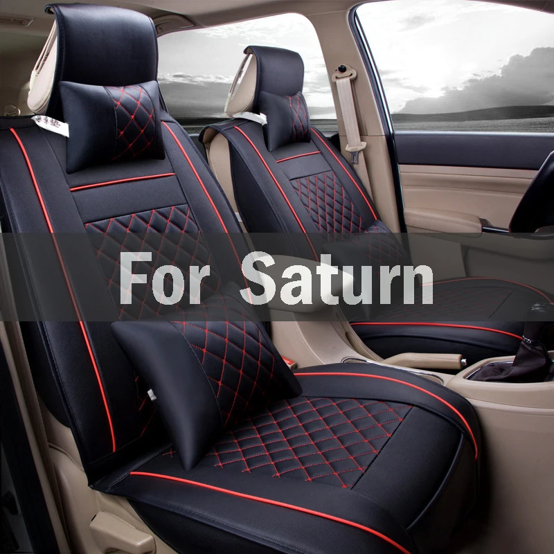 Support Waist (front+rear) Special Leather Car Seat Covers Auto Styling