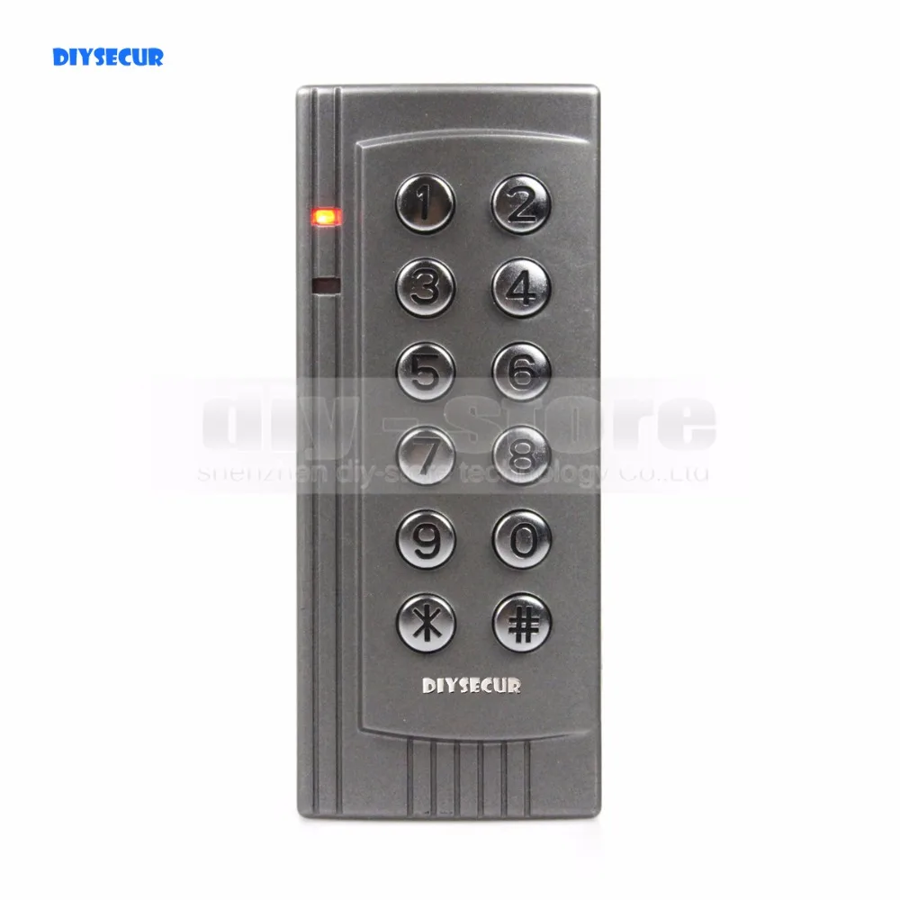 

DIYSECUR Proximity RFID 125KHz Card Reader Access Control System Kit Keypad Control Panel For Office / Home Improve K4