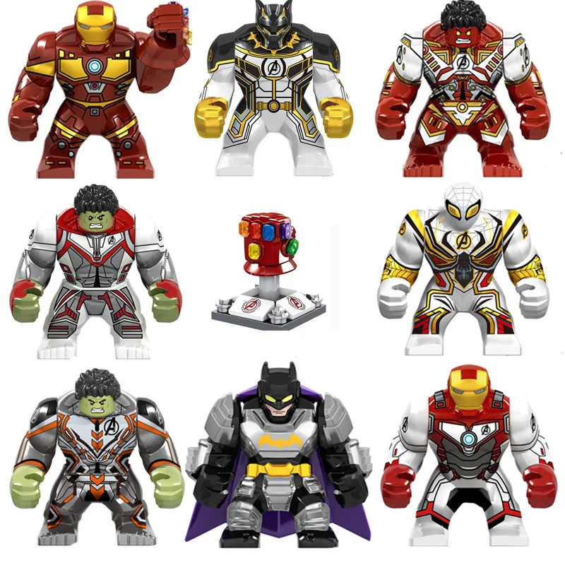 

Marvel DC Avengers:Endgame Super Heroes Batman Spiderman Black panther Iron Man DIY Figures building blocks Toy For Kids Gifts