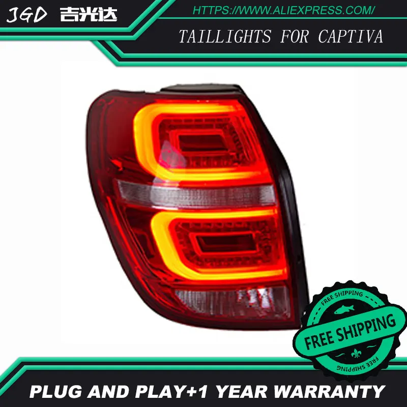 Автомобильный Стайлинг задние фонари для Chevrolet Captiva 2009- задние фонари светодиодный задний фонарь Задняя Крышка багажника лампа drl+ сигнал+ тормоз+ реверс