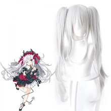 Azur Лэйн косплей парик 80 см длинные термостойкие синтетические волосы Azur Лэйн вампир парик для Хэллоуина Косплей для женщин