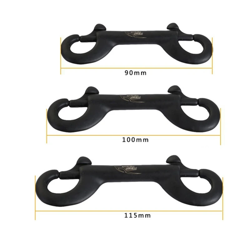 

Durable Stainless Steel Double Ended Clip Hook Bolt Snap Scuba Diving Buckle Dropshipping