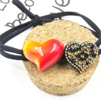 

10PCS/LOT Creative Leopard LOVE Elastic Hair Bands For Girls Bohemian Headband Scrunchy Korean Kids Hair Accessories For Women
