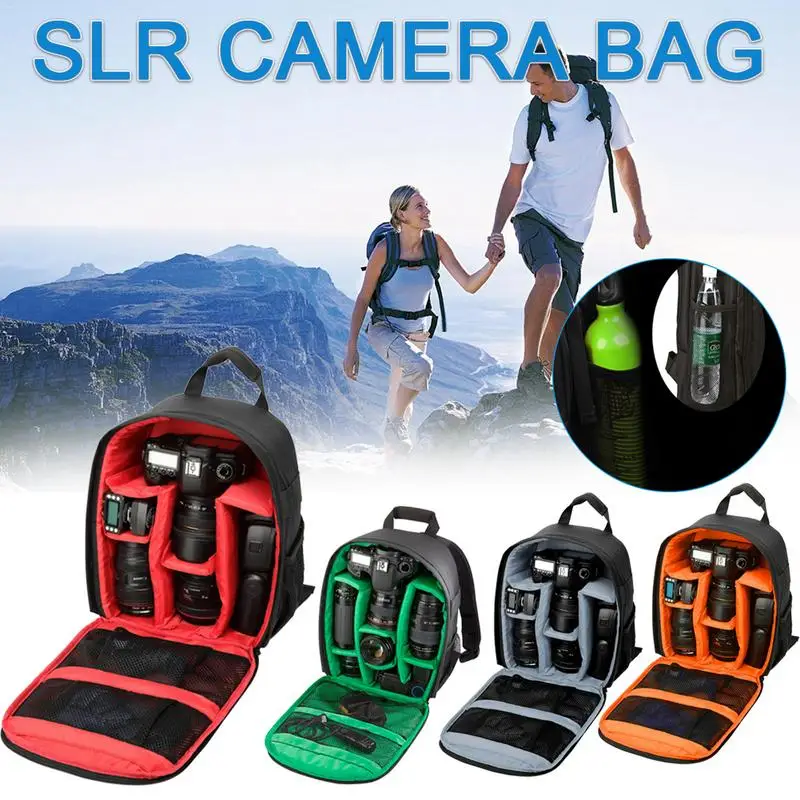 Beste Multi functionele Camera Rugzak Video Digitale DSLR Tas Waterdichte Outdoor Camera Photo Bag Case Voor Nikon Voor Canon DSLR