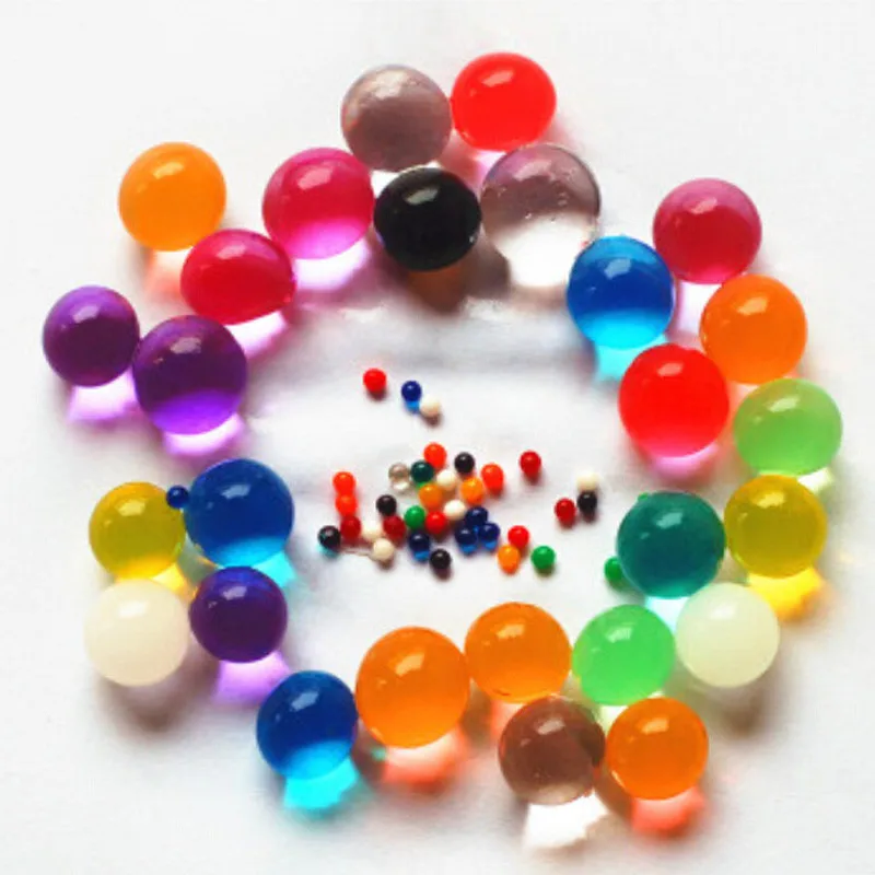 500 Pcs Gel Beads Growing Water Balls Crystal Mud Magic Jelly Beads