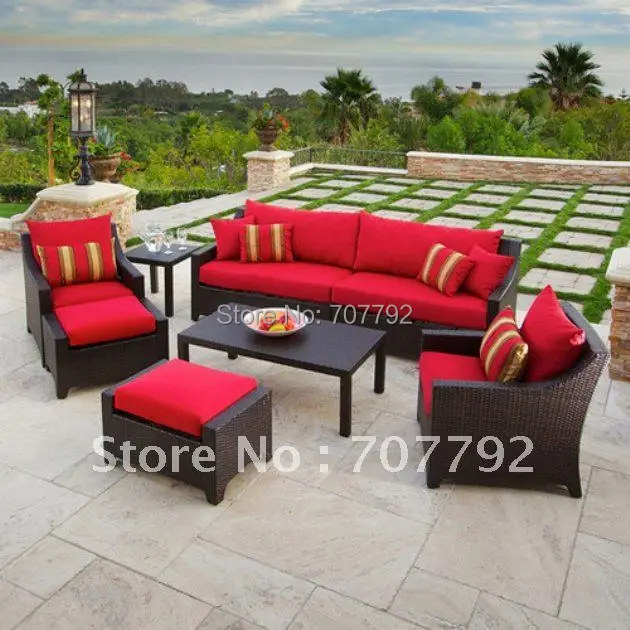 Resin Wicker Patio Furniture Set Garden Sofas Furniture Aliexpress