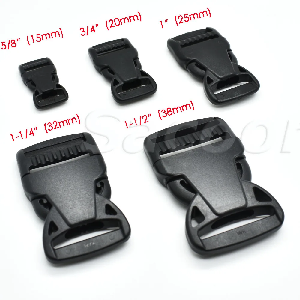 25mm Webbing Strap Plastic Release Buckles Side Quick Clasp Cord Clip Safe Bag 25mm Webbing Strap Plastic Release Buckles Side Quick Clasp Cord Clip Safe Bag