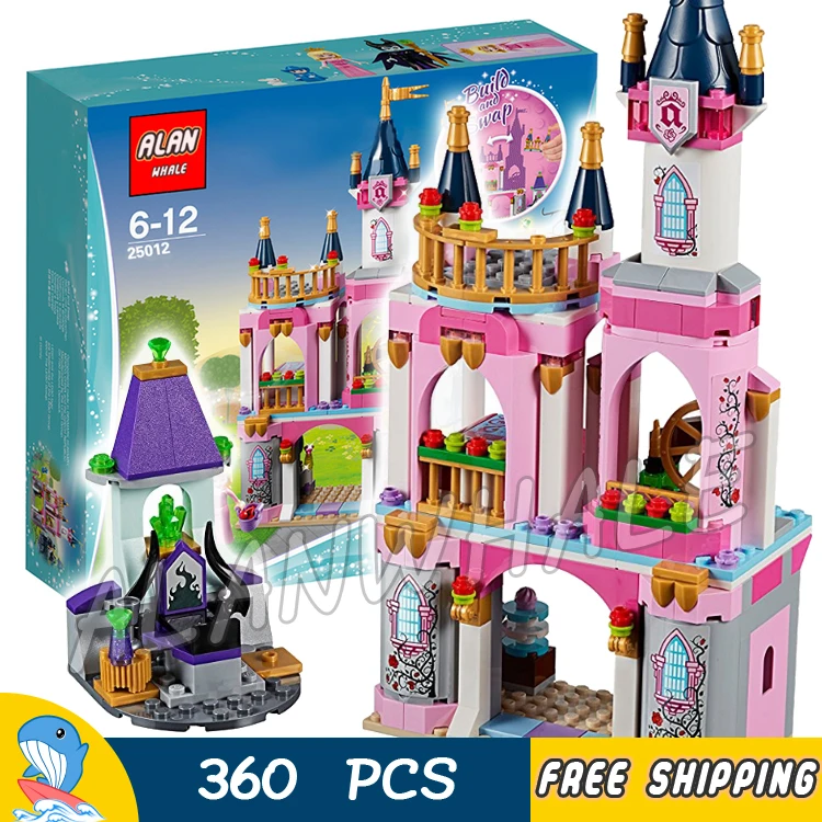 

360pcs Princess Friends Sleeping Beauty's Fairytale Castle Aurora 25012 Model Building Blocks Toys Bricks Compatible With lego