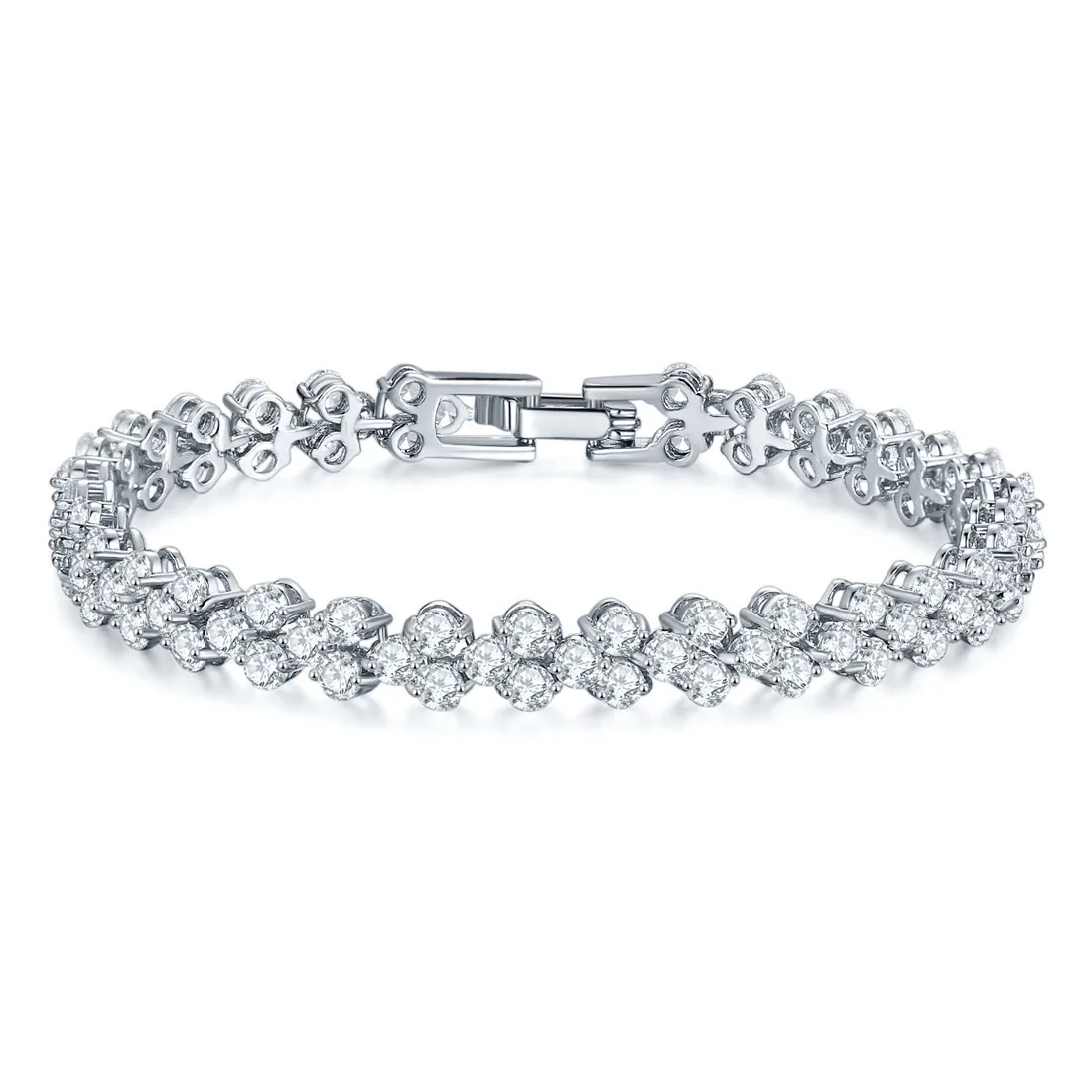 AAA Cubic Zirconia Tennis Bracelet Elegant Style Gift for Wedding