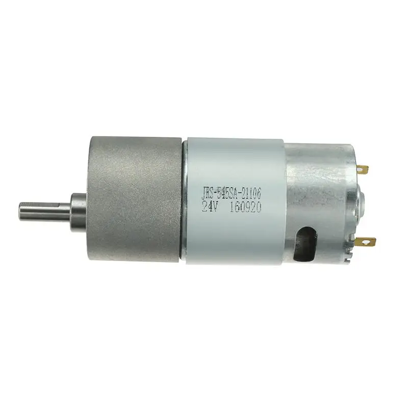 50 tr//min 12VDC 2P 6 mm Diamètre de l/'arbre Electric Geared box motor