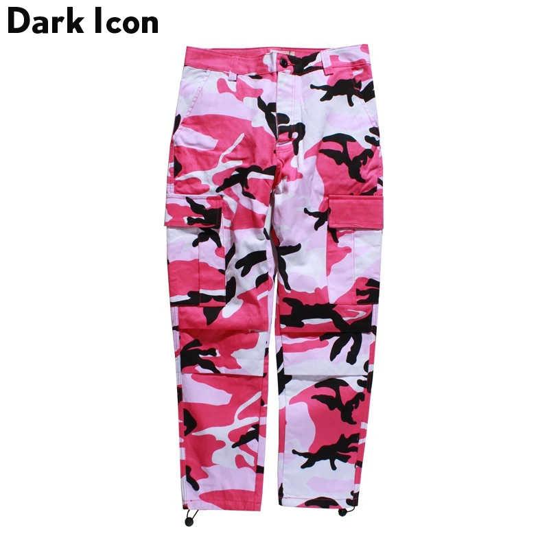 Camouflage Men's Cargo Pants Full Length 2017 Spring Multy Camo Hip Hop Pants Men Women Streetwear Toursers Men 8 Colors