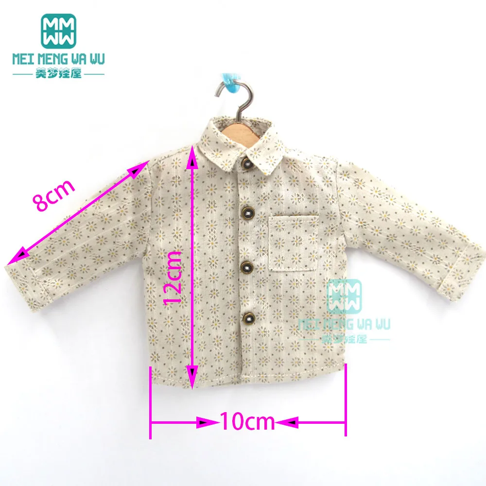 BJD accessories for 27cm-30cm 1/6 BJD YOSD doll clothes fashion Printed shirt Vest, shorts