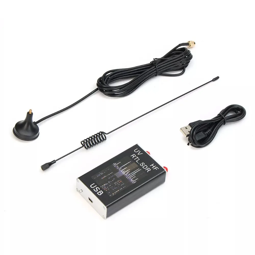 100 кГц 1 7 ГГц Полнодиапазонный UV HF RTL SDR USB тюнер приемник R820T + 8232U