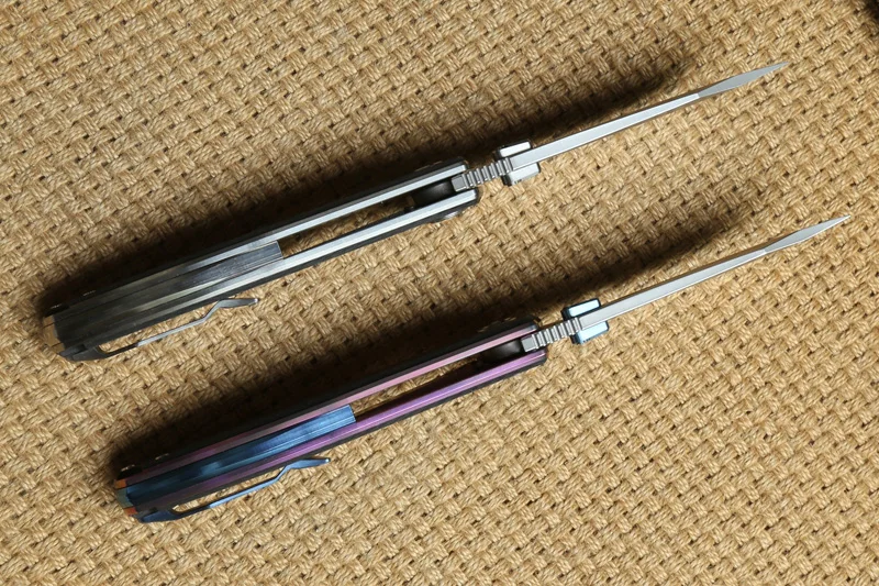 CH 3516 складной нож с флиппером S35VN лезвие шариковые подшипники титановая ручка из углеродного волокна карманные ножи для кемпинга инструменты для повседневного использования