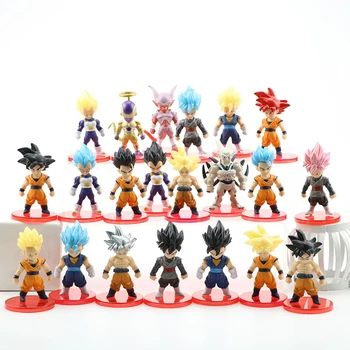 

21PCS Dragon Ball Z Mini Figures 7-8cm PVC DB Figure Saiyan