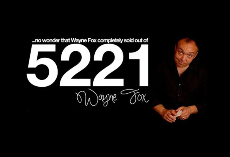 5221(Gimmicks и онлайн инструкции) от Wayne Fox Волшебные трюки карта магия закрыть сценический реквизит для уличной магии