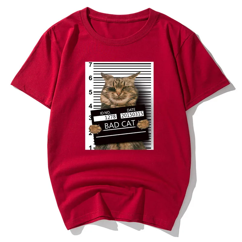 Женские Забавные футболки с котом, футболка с коротким рукавом, милые креативные футболки с животными, летние футболки размера плюс 6XL 7XL 8XL, белая Повседневная хлопковая футболка