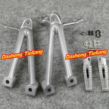 

Motorcycle Rear Passenger Footpegs Footrests Pegs Mount Bracket Kit For SUZUKI GSXR 600/750 K8 2008-2010 Foot Rest