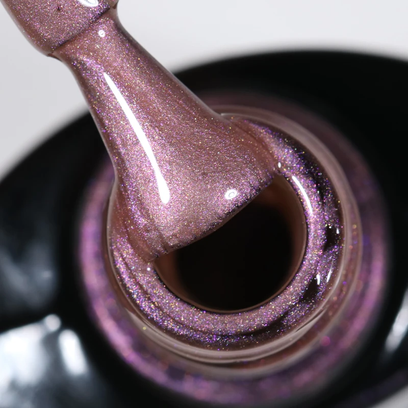 UR SUGAR 6Pcs/set Mermaid Pearl Magnetic Gel Shell Glitter 3D Cat Eye Gel Soak Off LED UV Nail Art Gel Lacquer Varnish Set