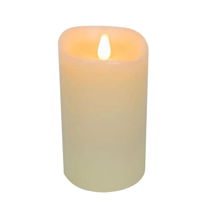 Battery Operated LED Candle Long Lasting Bright Light Flameless Led Candle Pillar Candles Home
