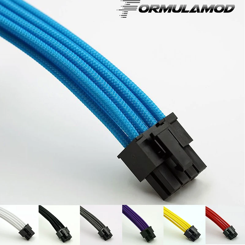 8Pin GPU удлинительные кабели материнская плата 18AWG разноцветные подходящие